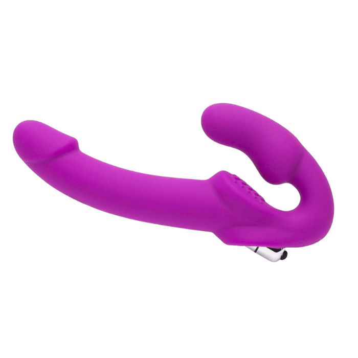 Strap U Vibrating Strapless Silicone Strap on Dildo